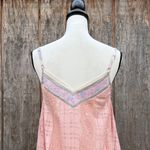 Tassels N Lace Elegant Asymmetrical Pink Dress Lace Gingham Embroidered Trim and Top Size Sm Photo 8