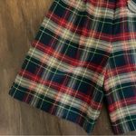Talbots Tartan Plaid Bermuda Culotte Shorts Size 6 Photo 5