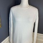 Unif X Urban Outfitters White Waffle Knit Tunic Zipper Sweater Photo 5