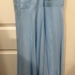 Faviana  Blue Ruffle Skirt Gown Size 16 US $328 Photo 8