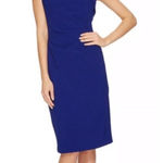 Vince Camuto  Blue One Shoulder Ruched Women’s Dress Size 6 Photo 0