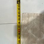 Royal Robbins Tan Floral Knee Length Skirt Buttons Organic Cotton Blend Photo 6