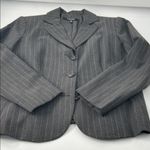 Gray Pinstripe Blazer Size 12P Photo 15