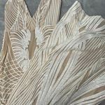 nude with white sequins prom dress Size XS Photo 2