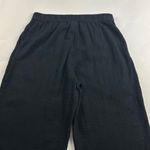 Caslon  Black Cotton Gauze Wide Leg Lounge Pant M Photo 6