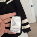 Perfect Moment Ski Black Turtleneck Sweater Star Ivory Wool Stretch Size M Photo 4