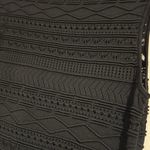 Alexis  Rilla Knit Midi Dress trumpet crochet black fall semi sheer size M Photo 1