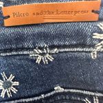 Pilcro and the Letterpress Pilcro Anthropologie Embroidered High-Rise Bootcut Denim Jeans Size 27 Photo 1