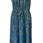 Bloomchic Green Gold Star Party Evening Dress Size 14/16 Photo 0
