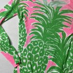 Lilly Pulitzer  Pineapple Green Pink Printed Cotton Longsleeve Photo 2