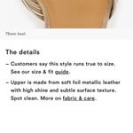 Reformation  Petra cylinder heel Photo 8