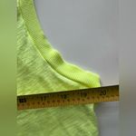 free people movement bright neon yellow sleeveless top muscle boot camp S Photo 4