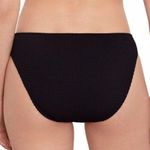 Salt + Cove Juniors' Textured Hipster Bikini Bottoms Black M Size undefined Photo 2