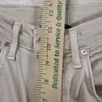 Citizens of Humanity Lyra Wide Leg Jeans Women's Size 24 Raw Hem Ecru Ivory Photo 5