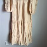 Sézane Sezane Maxi Long-Sleeve Soraya Linen- Blend Dress FR36/US4 Photo 9