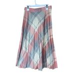 Vintage wool blend pink and gray pleated skirt‎ Size undefined Photo 2