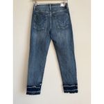 Hudson Jeans Hudson Zoeey Double-Hem Straight Crop High Rise Denim Jeans Women's Size 26 Photo 6