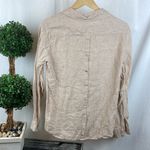 Sigrid Olsen  100% Linen Long Sleeve Button Up Blouse Top M Photo 1