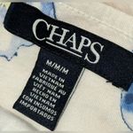 CHAPS  seashell print midi dress with a lace-up bodice. Photo 4