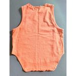 LNA Clothing Orange Cotton Cropped Athletic Tank Top XS Photo 5