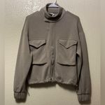 Yogalicious  Softlite Scuba Autumn Jacket in Taupe Photo 0