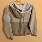 Outdoor Voices Wool MegaFleece 1/2 Zip Pullover Hoodie in Oatmeal Photo 6