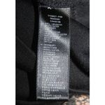 Twenty One Floral Ladies Little Black Dress Size L Stretch Back Zipper Nude Lace Photo 8