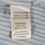 Altar'd State Cover Up Women M Blue Pinstripe Tassels Embroidery V-Neck Boho Photo 5