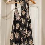 Urban Outfitters Kimchi Blue  Grey Floral Razor Back Flowy Tank Top Medium Photo 1