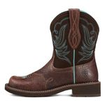 Ariat Women's Fatbaby Heritage Dapper Western Boots In Royal Chocolate/fudge Photo 1