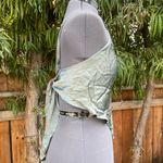 Victoria's Secret Victoria’s Secret Silk Napkin Scarf Tie Top Green with Beading size M/L Photo 6