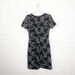 Brooks Brothers Black White Plaid Floral Sheath Dress Size 4 Photo 2