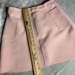Topshop  Pink Cargo Style Mini A Line Skirt Size 4 Raw Hem MOTO Preppy Casual Photo 5