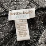 draper's & damon's Women’s MP Medium Petite Grey Plaid Elastic Waist Knit Pants. Photo 6