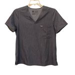 FIGS Catarina One Pocket Scrub Top Graphite Medium Medical Healthcare Nurse Photo 1