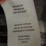 Rails  Women Hunter Shirt‎ XS Black Plaid Flannel Button Long Sleeve Soft Rayon Photo 5