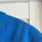 Leslie Fay  Blue‎ Two Piece Suede Skirt Set Size 14P Photo 4