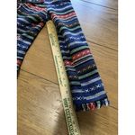 Priina Women Size Large Aztec Western Country Zip Pockets Fringe Full Zip Artsy‎ Photo 7