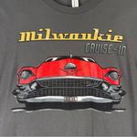 Bella Canvas  Medium Milwaukie Cruise-In Tee Shirt Retro Drive In Vintage Car Photo 2
