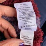 Eddie Bauer  XL High Neck Blue & Maroon Plaid Fleece Sherpa Top 1/4 Zip Photo 8