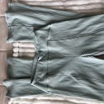 Urban Outfitters  Green Striped Wide Leg Pants Photo 2