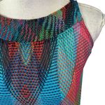 Anthropologie  Conditions Apply Size XS Prismatic Geometric Multicolor Blouse Photo 3