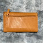 Kate Landry genuine leather Brown and Gold Wallet with Ornate Medallion Photo 6