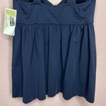 Michael Kors Tankini Top Women Underwire Baby Doll Navy Blue Pool Swim. Size S Photo 10