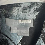 Eccoci Black Silver 3/4 Sleeve Blazer Jacket D29 Size 8 Photo 1