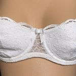 New Agent Provocateur Love Strapless Bra White Size 32C Straps Padded Bridal Photo 2