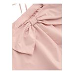 Cider  Womens Small Mini Dress Square Neck Knotted Bubble Puff‎ Sleeve Pink Photo 11