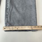 ZARA Wide Leg Cropped Jeans Gray Wash High Waist‎ Pockets Belted Womens Size 6 Photo 13