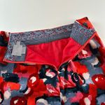 Anthropologie  Vanessa Virginia Corduroy Pencil Skirt Red Floral Women’s Size 4 Photo 2