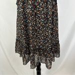 Manydress Womens Chiffon Floral Print‎ Vneck Casual Mini Boho Swing Dress Large Photo 8